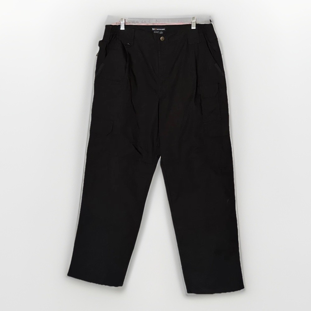 5.11 Taclite Pro Tactical Pants 38x30 Black Ripstop Cargo Utility Workwear 74273